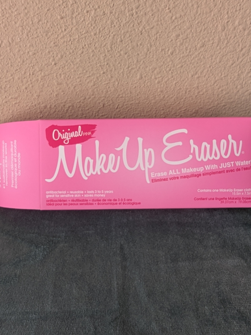 New MakeUp Eraser Original Pink Makeup Remover Cloth - Bright Pink